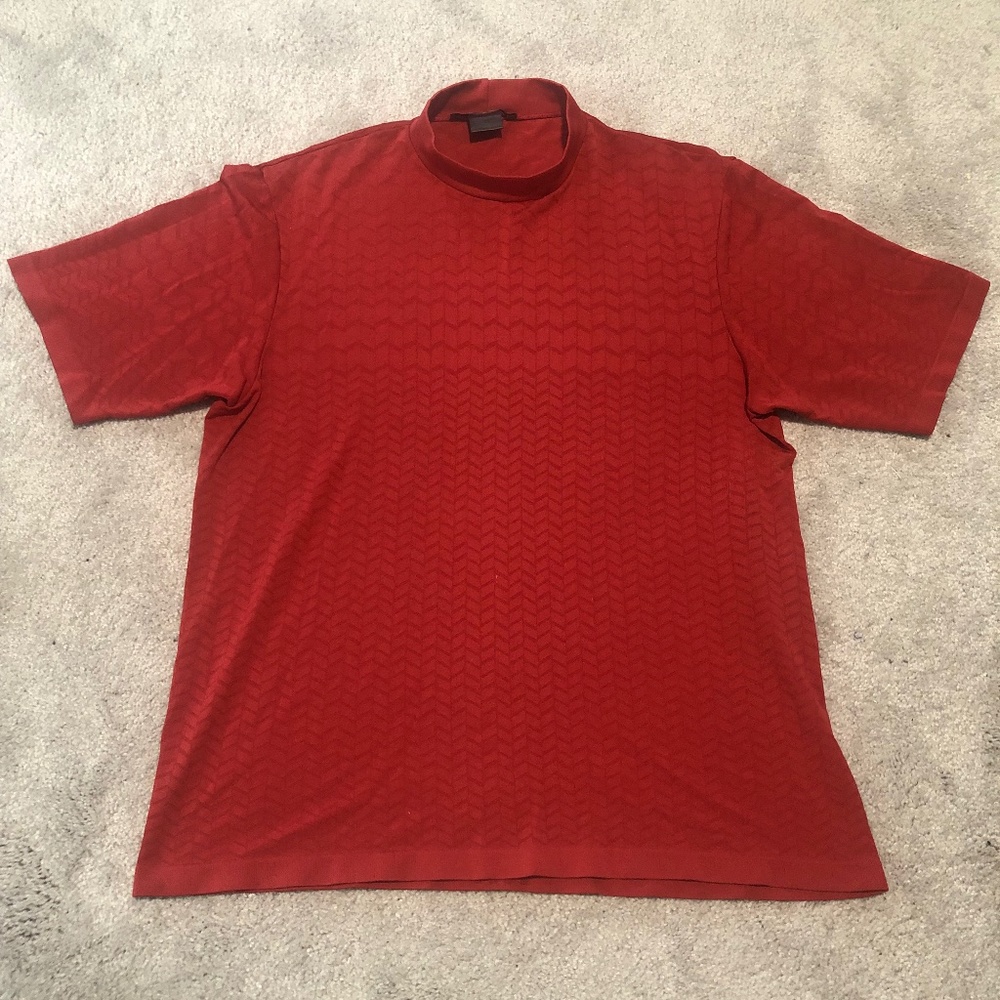 Nike Dry Fit Tiger Woods Mock Neck Shirt Size Large